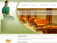Tablet Screenshot of borokaegeszseghaz.hu